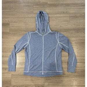 kuhl jacket womens size XL blue full zip hoodie lightweight